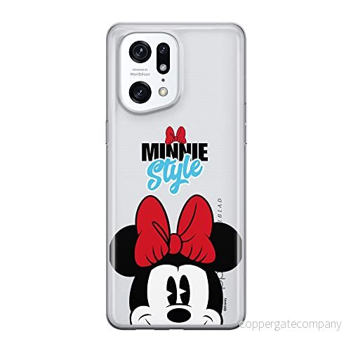 ERT GROUP mobiltelefonfodral för Oppo FIND X5 PRO originalt och officiellt licensierat Disney mönster Minnie 027 optimalt anpassad till formen på mobiltelefonen, gedeeltelijk transparant 5905511401405