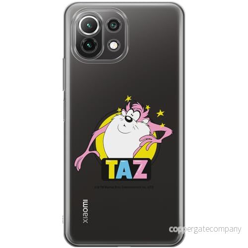 ERT GROUP mobiltelefonfodral för Xiaomi 11 LITE 4G / 5G originalt och officiellt licensierat Looney Tunes mönster Tasmanian 007, gedeeltelijk transparant 5905795137120