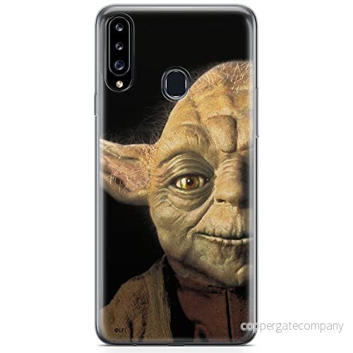 ERT GROUP mobiltelefonfodral för Samsung A20S originalt och officiellt licensierat Star Wars mönster Yoda 004 optimalt anpassad till formen på mobiltelefonen, fodral tillverkad av TPU plast 5904805443817
