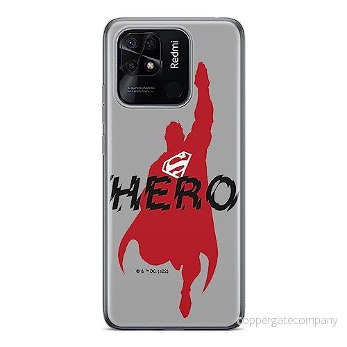 ERT GROUP mobiltelefonfodral för Xiaomi REDMI 10C originalt och officiellt licensierat DC mönster Superman 038 optimalt anpassad till formen på mobiltelefonen, fodral tillverkad av TPU plast 5905511547806