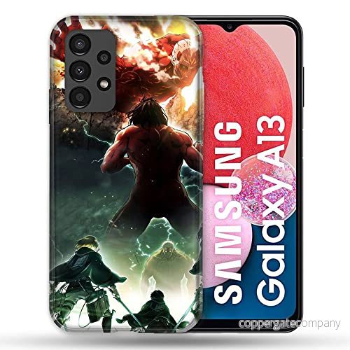 Fodral för Samsung Galaxy A13 Manga Attack Titans Combat 3614848280646