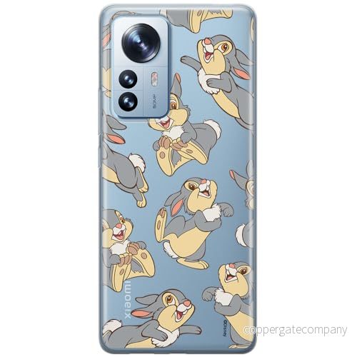 ERT GROUP mobiltelefonfodral för Xiaomi MI 12 PRO originalt och officiellt licensierat Disney mönster Thumper 003 optimalt anpassad till formen på mobiltelefonen, gedeeltelijk transparant 5905511532420