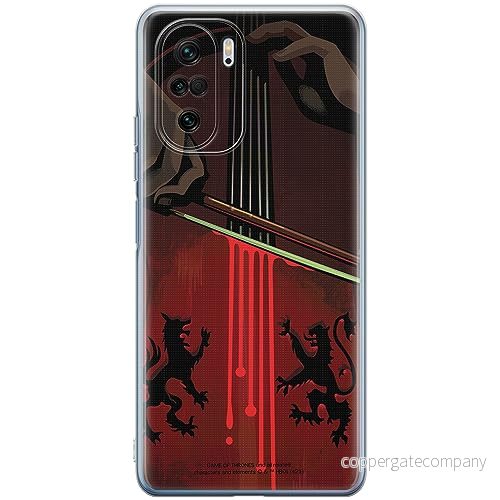 ERT GROUP mobiltelefonfodral för Xiaomi MI 11i/ REDMI K40/K40 PRO/POCO F3/ F3 PRO originalt och officiellt licensierat Game of Thrones mönster 005, fodral tillverkad av TPU plast 5905511894955