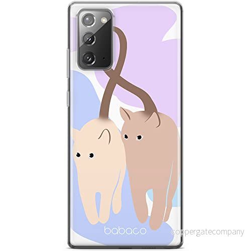 ERT GROUP mobiltelefonfodral för Samsung GALAXY NOTE 20 originalt och officiellt licensierat Babaco mönster Cats 013 optimalt anpassad till formen på mobiltelefonen, fodral tillverkad av TPU plast 5905131108319