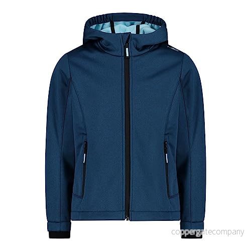 CMP Unisex barn G jacka med fast huva softshelljacka 8059342956157