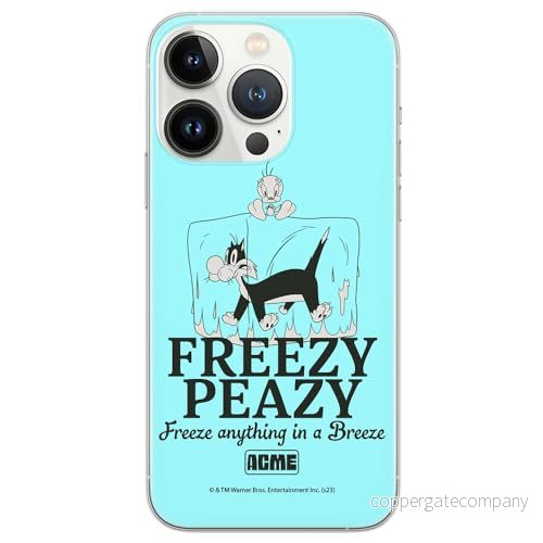 ERT GROUP mobiltelefonfodral för Iphone 13 PRO MAX originalt och officiellt licensierat Looney Tunes mönster Sylvester & Tweety 005, fodral tillverkad av TPU plast 5905795124533