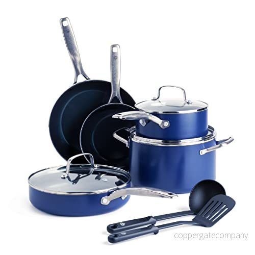 Blue Diamond köksredskap CC001602 001 Diamantinfuserad, aluminiumkeramisk non stick beläggning, blå 885837015744