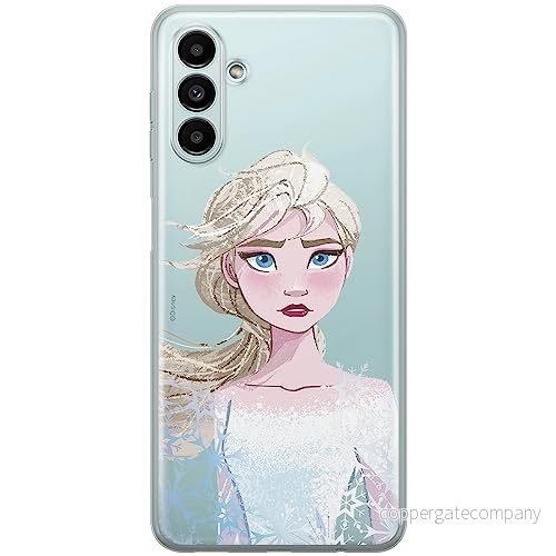 ERT GROUP mobiltelefonfodral för Samsung A13 5G/A04S originalt och officiellt licensierat Disney mönster Elsa 014 optimalt anpassad till formen på mobiltelefonen, gedeeltelijk transparant 5904805565366