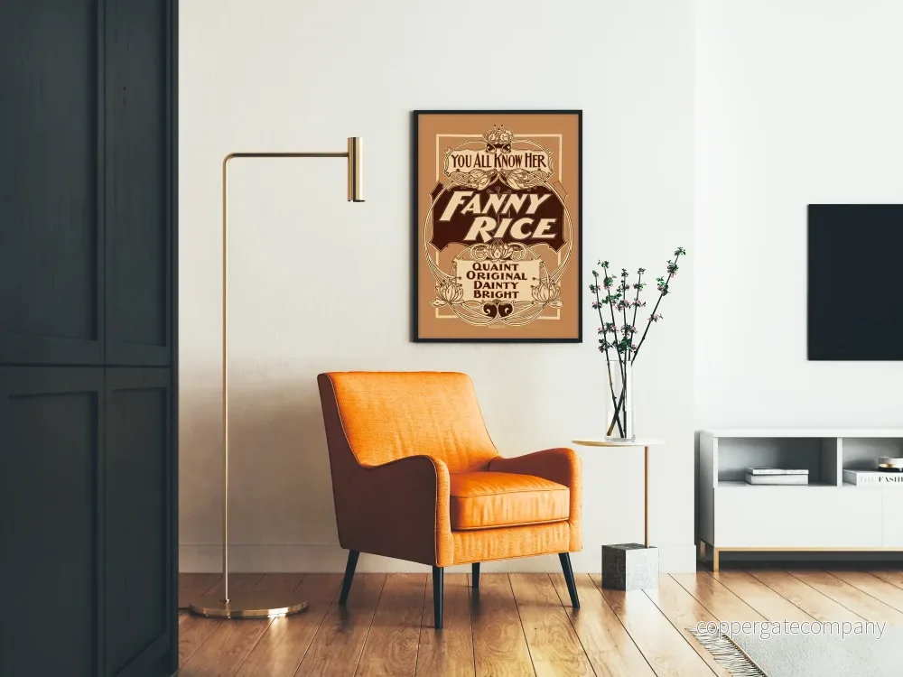 Vintage dekorativ poster i Fanny Rice-stil art déco - Bild 2