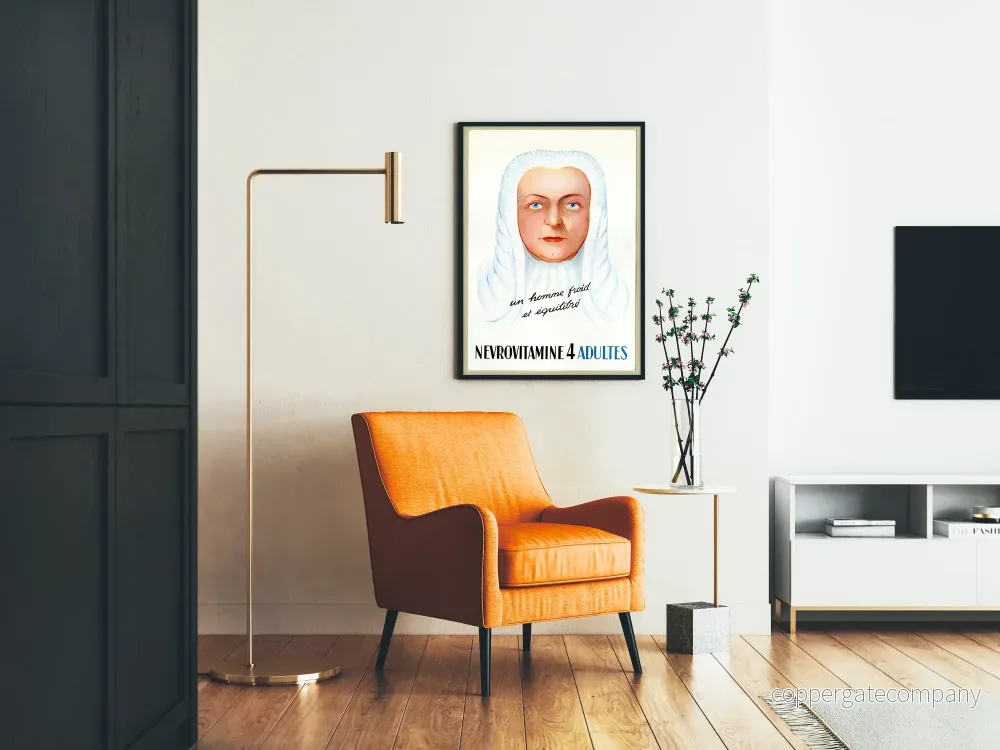 Vintageposter Nevrovitamine 4 Vuxna - Retro väggdekoration - Bild 2
