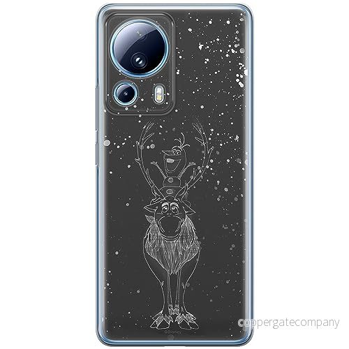 ERT GROUP mobiltelefonfodral för Xiaomi 13 LITE/CIVI 2 originalt och officiellt licensierat Disney mönster Olaf & Sven 001 anpassad till formen på mobiltelefonen, fodral tillverkad av TPU plast 5905511931636