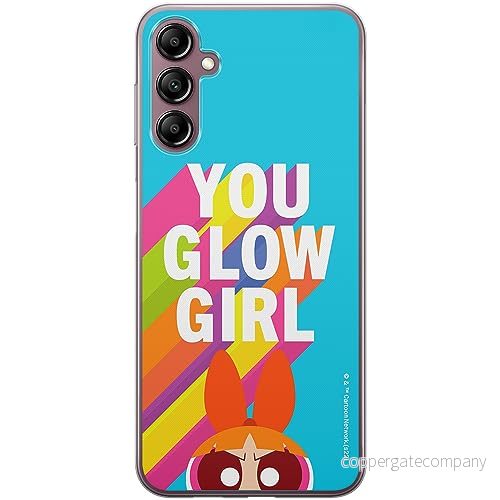 ERT GROUP mobiltelefonfodral för Samsung A14 4G/5G originalt och officiellt licensierat The Powerpuff Girls mönster 042 optimalt anpassad till formen på mobiltelefonen, fodral tillverkad av TPU plast 5905511985936