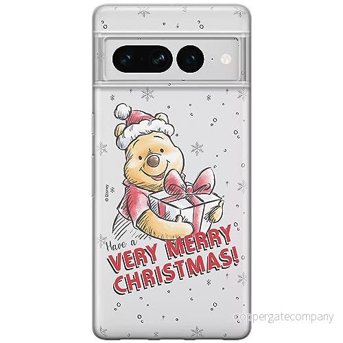 ERT GROUP mobiltelefonfodral för Google PIXEL 7 PRO originalt och officiellt licensierat Disney mönster Winnie the Pooh & Friends 024 anpassad till formen på mobiltelefonen, gedeeltelijk transparant 5905795162054