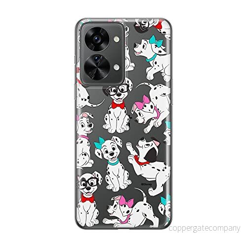 ERT GROUP mobiltelefonfodral för Oneplus NORD 2T 5G originalt och officiellt licensierat Disney mönster Dalmatians 006 optimalt anpassad till formen på mobiltelefonen, gedeeltelijk transparant 5905511277802