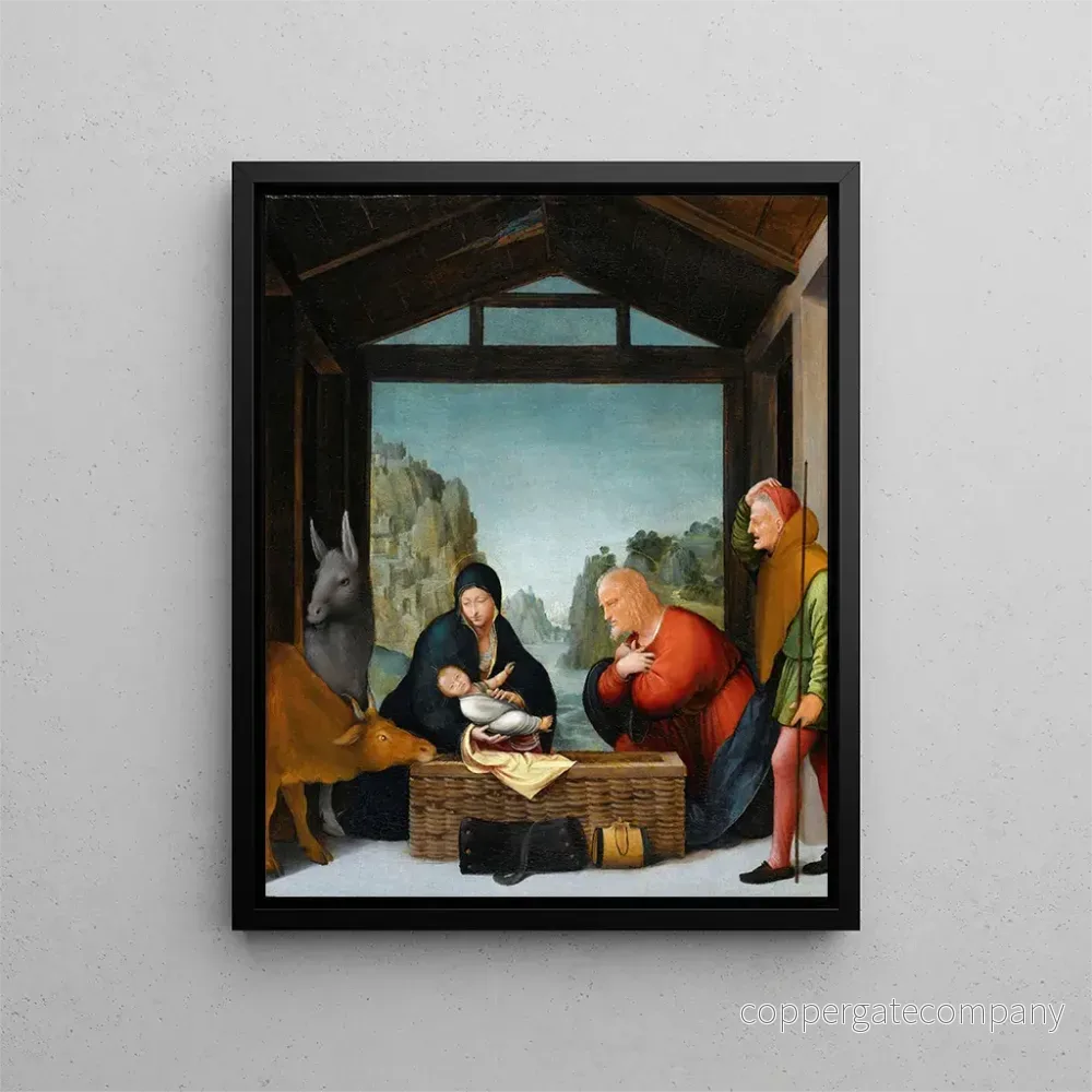 L’Adoration des bergers – Bartolommeo Suardi | Konsttryck L’Adoration des bergers – Bartolommeo Suardi | Konsttryck