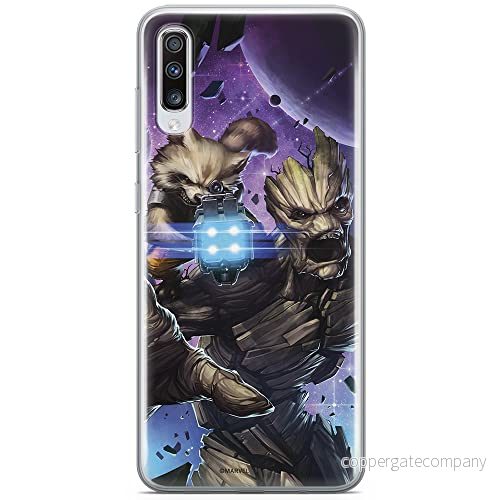 ERT GROUP mobiltelefonfodral för Samsung A70 originalt och officiellt licensierat Marvel mönster Guardians of the Galaxy 006 anpassad till formen på mobiltelefonen, fodral tillverkad av TPU plast 5902980414660