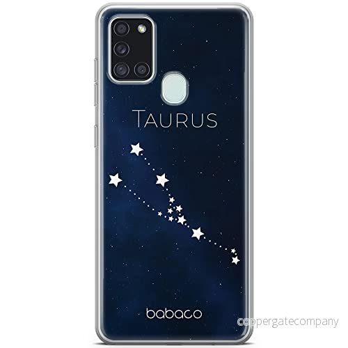 ERT GROUP mobiltelefonfodral för Samsung A21s originalt och officiellt licensierat Babaco mönster Zodiac Constellation 002 anpassad till formen på mobiltelefonen, fodral tillverkad av TPU plast 5903932189179