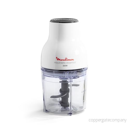 Moulinex DJ5201 Mathackare, Vit, Genomskinlig, 400 ml 3016661163791