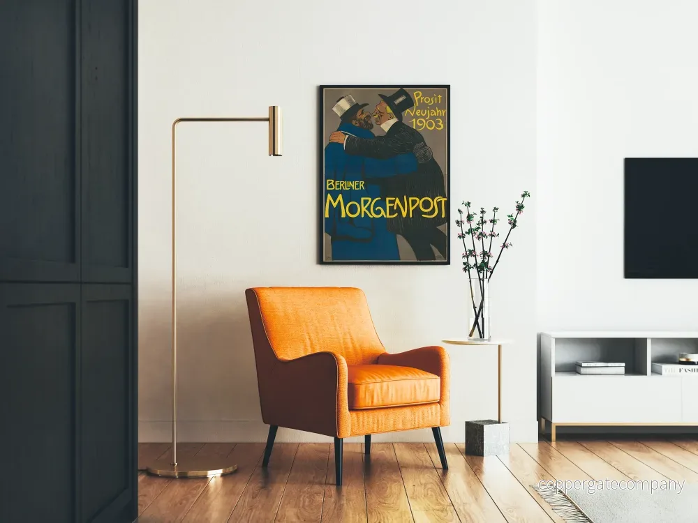 Vintageposter Berliner Morgenpost Nyår 1903 - Bild 2