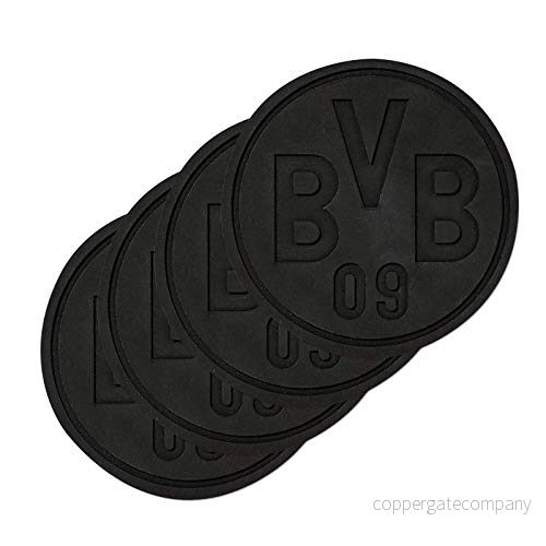 Borussia Dortmund BVB silikonunderlägg (4 stycken) 4026649174571