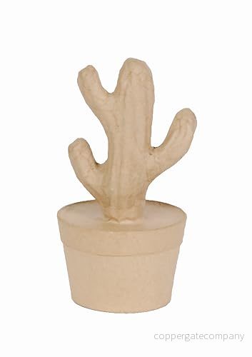 Décopatch NO038C trofé hjort (tillverkad av pappmaché, 12,5 x 13 28 cm, att personanpassa) 1 bit naturlig 3609510010454