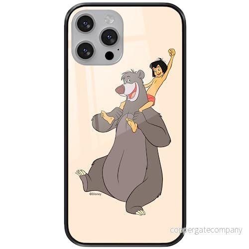 ERT GROUP mobiltelefonfodral för Apple Iphone 13 originalt och officiellt licensierat Disney mönster Jungle Book 002 tillverkad av härdat glas, skyddsfodral 5905131198785