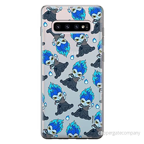 ERT GROUP mobiltelefonfodral för Samsung S10 PLUS originalt och officiellt licensierat Disney mönster Hades 002 optimalt anpassad till formen på mobiltelefonen, gedeeltelijk transparant 5905131419507