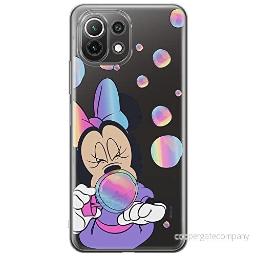 ERT GROUP mobiltelefonfodral för Xiaomi 11 LITE 4G/5G originalt och officiellt licensierat Disney mönster Minnie 052, gedeeltelijk transparant 5903932699012
