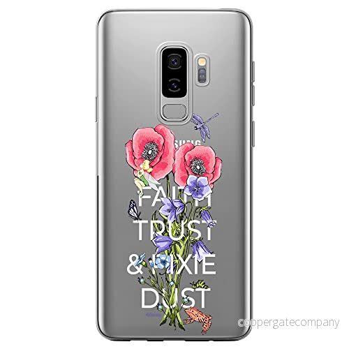 ERT GROUP mobiltelefonfodral för Samsung S9 PLUS originalt och officiellt licensierat Disney mönster Tinker Bell 003 optimalt anpassad till formen på mobiltelefonen, fodral tillverkad av TPU plast 5904805664939