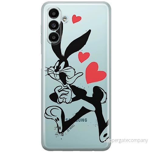 ERT GROUP mobiltelefonfodral för Samsung A13 5G/A04S originalt och officiellt licensierat Looney Tunes mönster Bugs 002 optimalt anpassad till formen på mobiltelefonen, gedeeltelijk transparant 5904805576768
