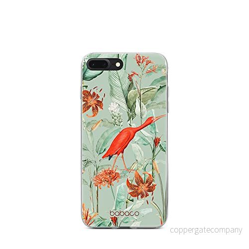ERT GROUP mobiltelefonfodral för Iphone 7 PLUS/ 8 PLUS originalt och officiellt licensierat Babaco mönster Flowers 049 optimalt anpassad till formen på mobiltelefonen, fodral tillverkad av TPU plast 5905131344441
