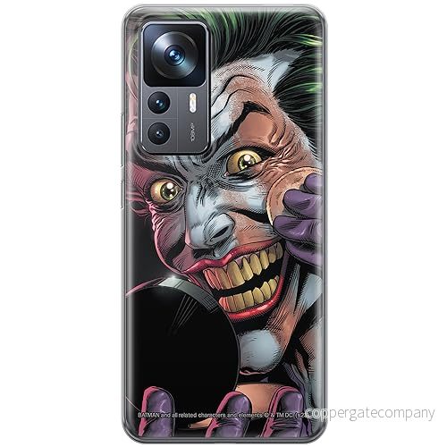 ERT GROUP mobiltelefonfodral för Xiaomi 12T/ 12T pro/ K50 Ultra originalt och officiellt licensierat DC mönster Joker 023 anpassad till formen på mobiltelefonen, fodral tillverkad av TPU plast 5905795057503