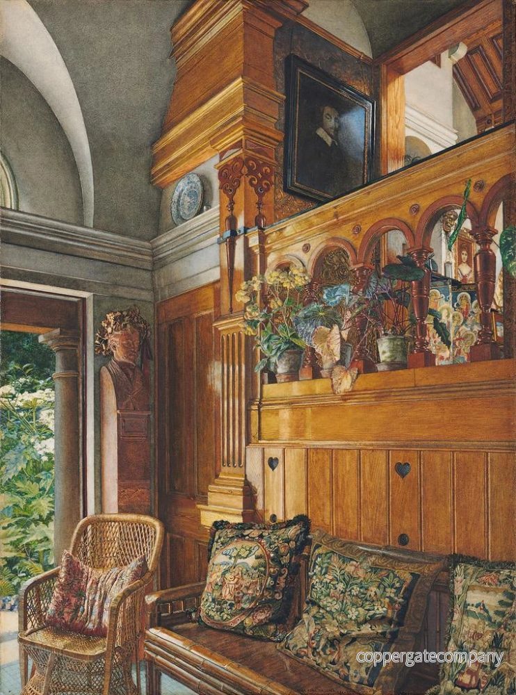 Målning Le Studio du Jardin - Anna Alma-Tadema | Konsttryck - Bild 2