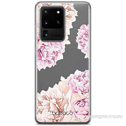 ERT GROUP Mobiltelefonskal för Samsung S20 Ultra original och officiellt licensierad Babaco mönster Flowers 001 perfekt anpassad till mobiltelefonens form, delvis transparent 5903537770031