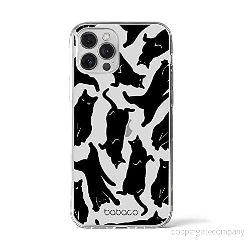 ERT GROUP mobiltelefonfodral för Iphone 12 PRO MAX originalt och officiellt licensierat Babaco mönster Cats 005 optimalt anpassad till formen på mobiltelefonen, gedeeltelijk transparant 5905131124524