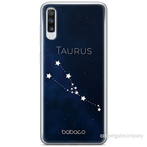 ERT GROUP mobiltelefonfodral för Samsung A70 originalt och officiellt licensierat Babaco mönster Zodiac Constellation 002 anpassad till formen på mobiltelefonen, fodral tillverkad av TPU plast 5903932188547