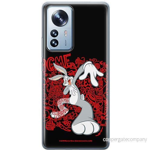 ERT GROUP mobiltelefonfodral för Xiaomi 12 / 12X originalt och officiellt licensierat Looney Tunes mönster Bugs 018 optimalt anpassad till formen på mobiltelefonen, fodral tillverkad av TPU plast 5905795082260