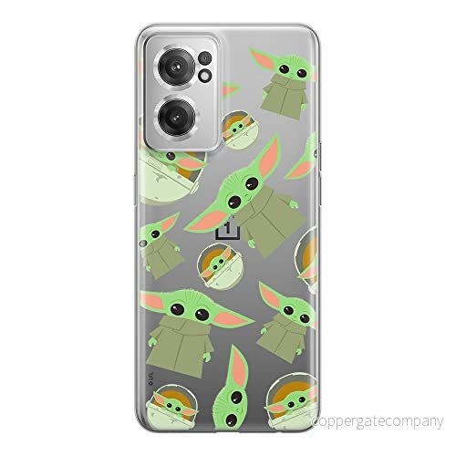 ERT GROUP mobiltelefonfodral för Oneplus NORD CE 2 originalt och officiellt licensierat Star Wars mönster Baby Yoda 006 optimalt anpassad till formen på mobiltelefonen, gedeeltelijk transparant 5905511287115