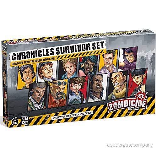 Zombicide 2:a utgåvan Chronicles Survivors set 889696011442
