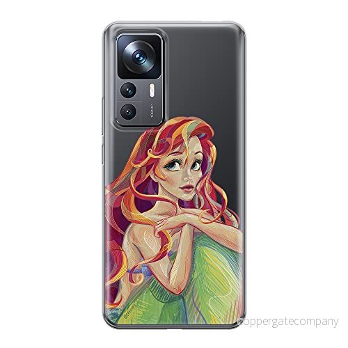 ERT GROUP mobiltelefonfodral för Xiaomi 12T/12T pro/K50 Ultra originalt och officiellt licensierat Disney mönster Ariel 004 optimalt anpassad till formen på mobiltelefonen, gedeeltelijk transparant 5905511572303