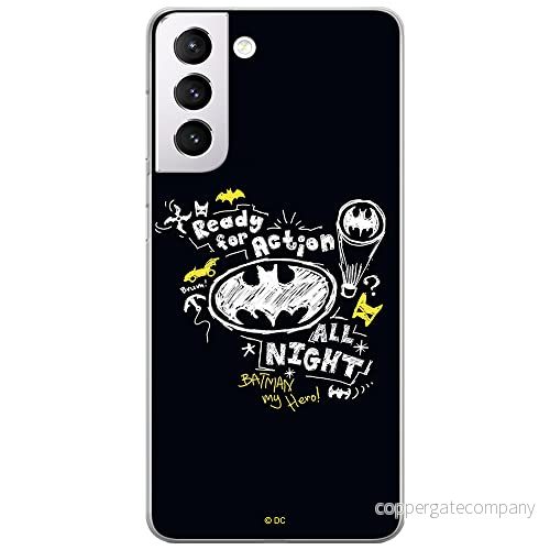 ERT GROUP mobiltelefonfodral för Samsung S21 PLUS originalt och officiellt licensierat DC mönster Batman 014 optimalt anpassad till formen på mobiltelefonen, fodral tillverkad av TPU plast 5903932383157