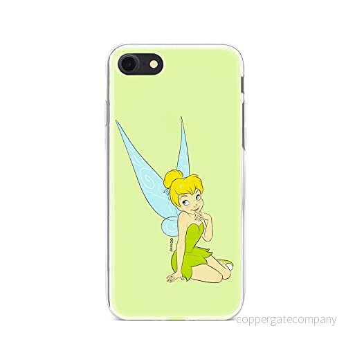 ERT GROUP mobiltelefonfodral för Iphone 7/8/ SE 2/ 3 originalt och officiellt licensierat Disney mönster Tinker Bell 005 anpassad till formen på mobiltelefonen, fodral tillverkad av TPU plast 5905131134158