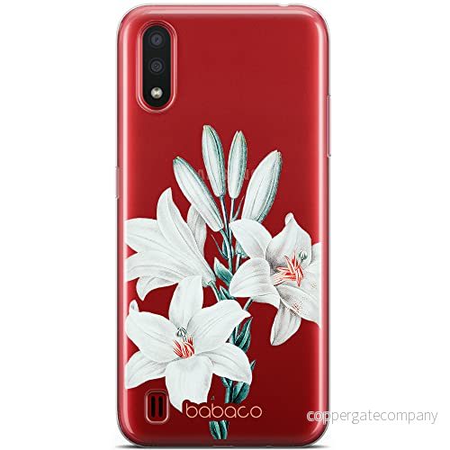 ERT GROUP mobiltelefonfodral för Samsung A01 originalt och officiellt licensierat Babaco mönster Flowers 039 optimalt anpassad till formen på mobiltelefonen, gedeeltelijk transparant 5905131307071