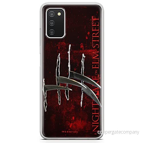 ERT GROUP mobiltelefonfodral för Samsung A03S originalt och officiellt licensierat Horror mönster Nightmare of Elm Street 004 anpassad till formen på mobiltelefonen, fodral tillverkad av TPU plast 5905511079154