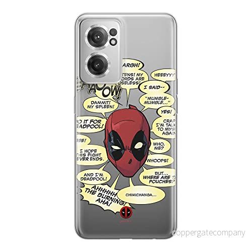 ERT GROUP mobiltelefonfodral för Oneplus NORD CE 2 originalt och officiellt licensierat Marvel mönster Deadpool 008 optimalt anpassad till formen på mobiltelefonen, gedeeltelijk transparant 5905511296667