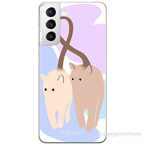 ERT GROUP mobiltelefonfodral för Samsung S21 originalt och officiellt licensierat Babaco mönster Cats 013 optimalt anpassad till formen på mobiltelefonen, fodral tillverkad av TPU plast 5905131108890