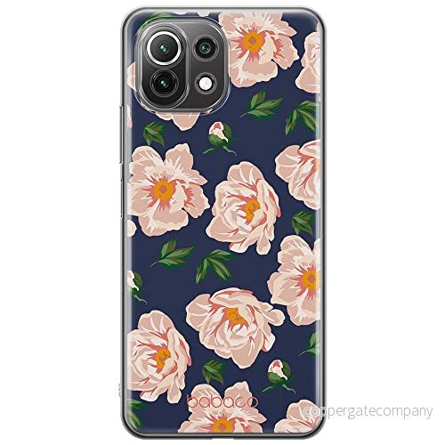 ERT GROUP mobiltelefonfodral för Xiaomi 11 LITE 4G/5G originalt och officiellt licensierat Babaco mönster Flowers 014, fodral tillverkad av TPU plast 5903932706475
