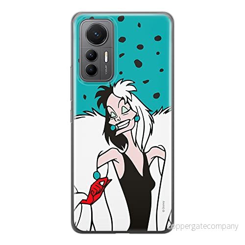 ERT GROUP mobiltelefonfodral för Xiaomi 12 LITE originalt och officiellt licensierat Disney mönster Cruella 004 optimalt anpassad till formen på mobiltelefonen, fodral tillverkad av TPU plast 5905511498290