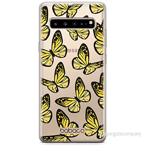 ERT GROUP mobiltelefonfodral för Samsung S10 5G originalt och officiellt licensierat Babaco mönster Butterflies 002 optimalt anpassad till formen på mobiltelefonen, gedeeltelijk transparant 5904805737053
