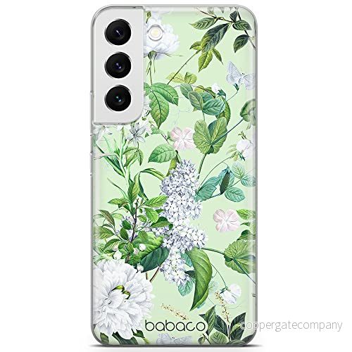 ERT GROUP mobiltelefonfodral för Samsung S22 PLUS originalt och officiellt licensierat Babaco mönster Flowers 038 optimalt anpassad till formen på mobiltelefonen, fodral tillverkad av TPU plast 5905131304582